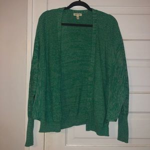 Bright Green cardigan from UO